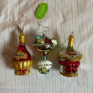 Northlight Nicholas Square Chianti Margarita Champagne Glass Christmas Ornament